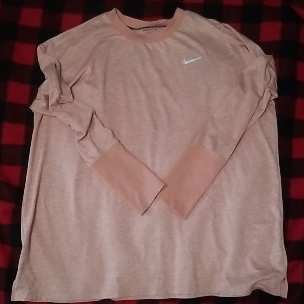 Nike long sleeve dri-fit top women's 1x